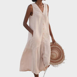 Vita - Elegant and Comfortable Dress with V-Neck