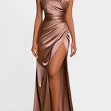 Symone - Dramatic Dress with Side Slit