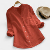 Comfortable Shirt Made of Linen and Cotton