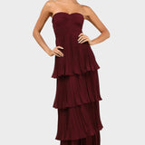 Juuni - Dress with Ruffles and Without Bust Lace