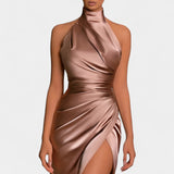 Symone - Dramatic Dress with Side Slit