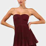 Juuni - Dress with Ruffles and Without Bust Lace