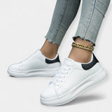 Leather Sports Shoes White