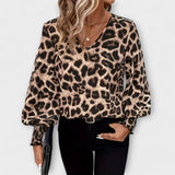 Jadranka - Elegant Leopard Blouse