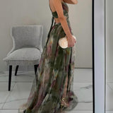 Giselle - Magical Maxi Dress with Floral Print