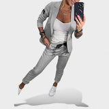 Karolina Tailored Set with Soft Blazer and Trousers
