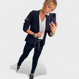 Karolina Tailored Set with Soft Blazer and Trousers