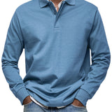 Laurent Celje | Luxury Long Sleeve Polo Shirt