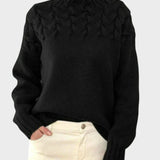 Anja - Women's Knit Turtleneck Sweater