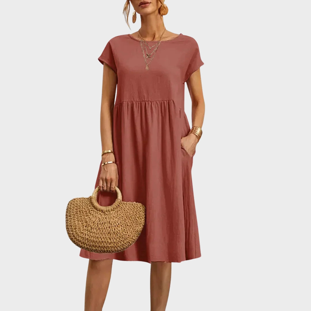 Ankica - Simple Dress with Pockets