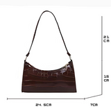 Bernarda - Elegant Leather Bag with Shine