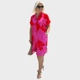 Sara – Dress with Floral Motif