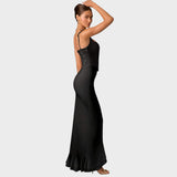 Krista - Elegant Corset Dress with Ruffled Details