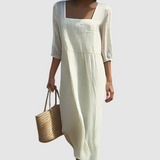 Dress - Flowy Linen Dress