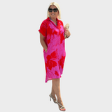 Sara – Dress with Floral Motif