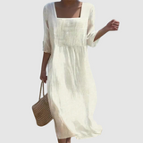 Dress - Flowy Linen Dress