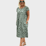 Dora - Summer Dress with Round Neckline