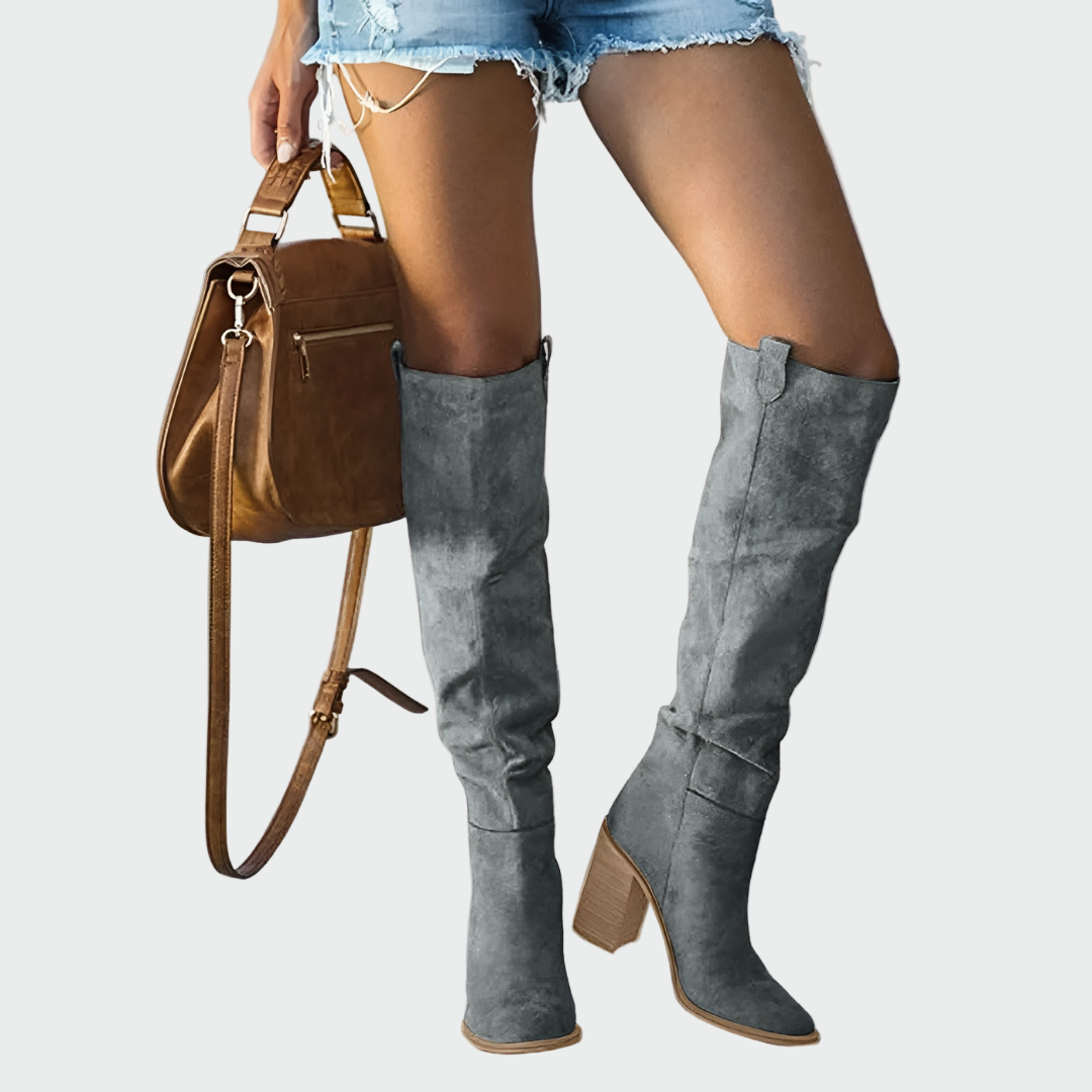 Oliva – Leather Knee-High Orthopedic Boots for Comfort and Health of Your Feet