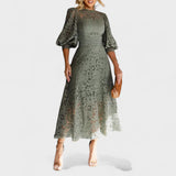 Maja - Lace Dress with Lanterns