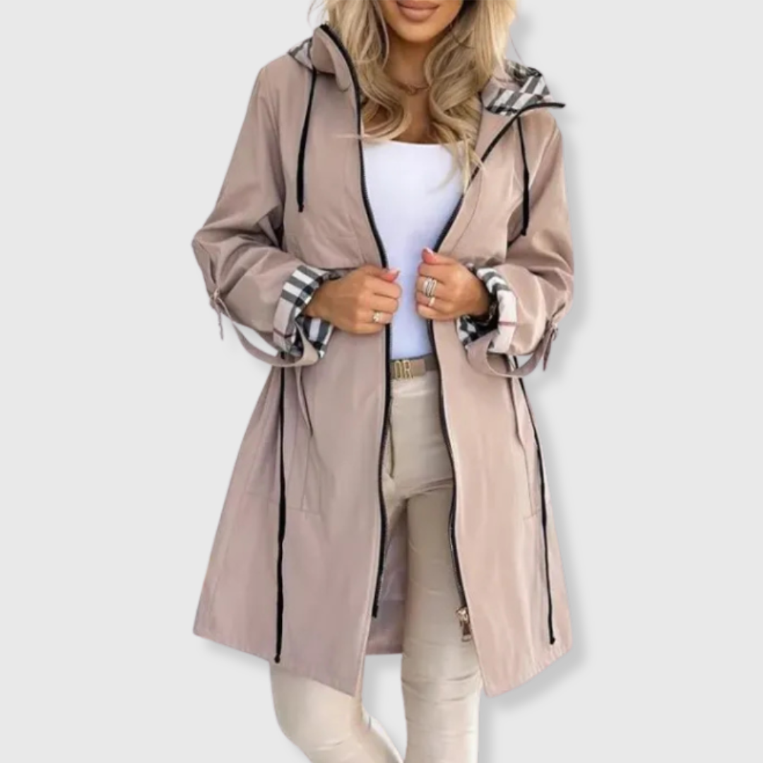 Natalija - Waterproof and Windproof Zipper Coat