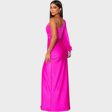 Marica – Elegant Long Dress with One Shoulder Strap