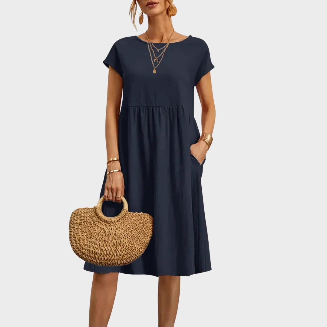 Ankica - Simple Dress with Pockets