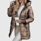 Élise - Elegant Winter Coat with Hood and Lining