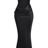 Emily - Maxi Dress Draped Without Straps