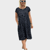 Dora - Summer Dress with Round Neckline