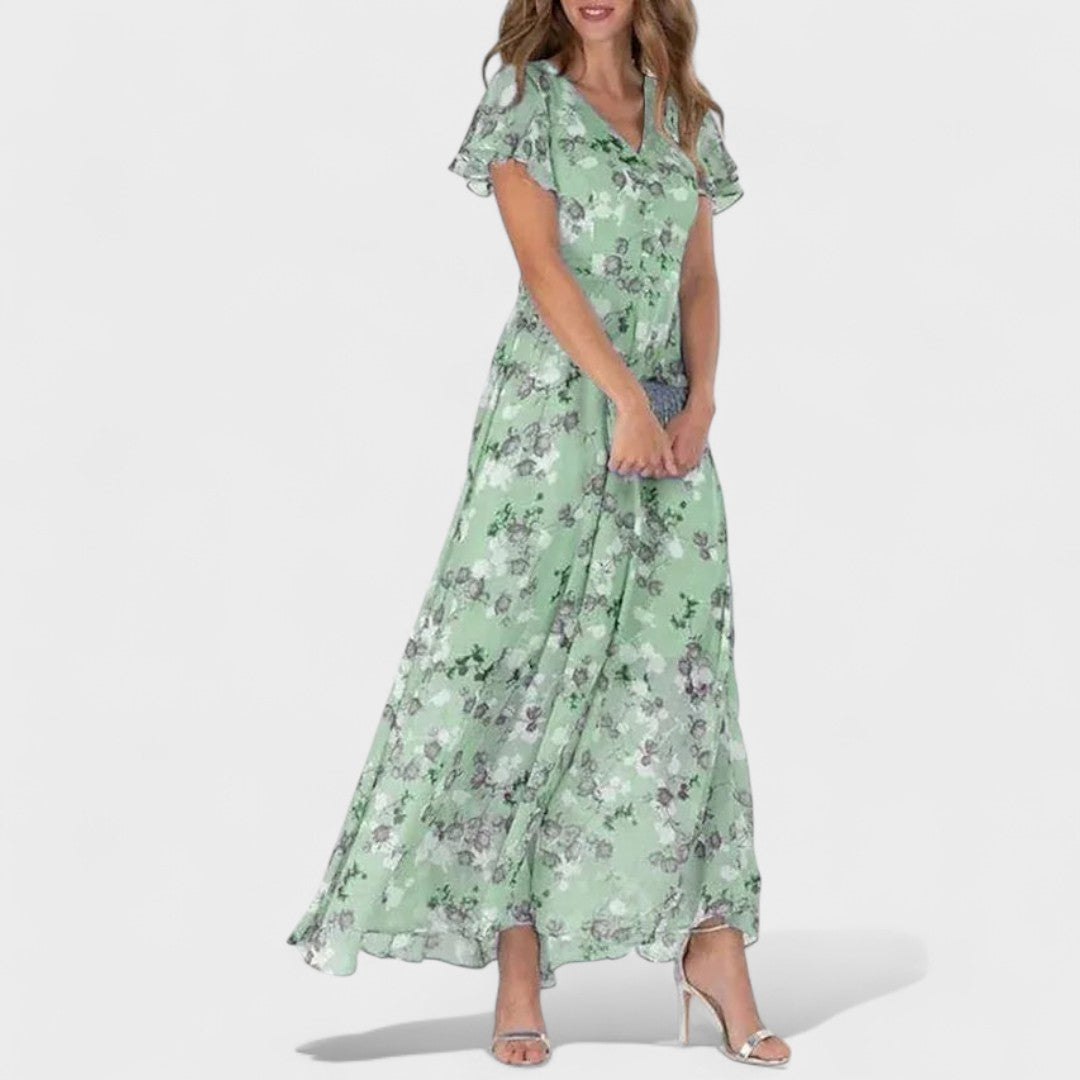 Mila - Elegant Long Dress in Luxurious Style