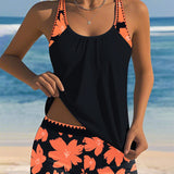 Mariana - Sleeveless Tankini with U-Neck