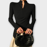 Michiko – Elegant Slim Fit Knitted T-shirt