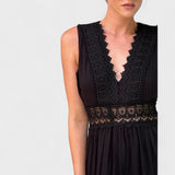 Elena - Elegant Lace Dress with V-Neck