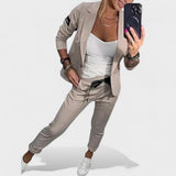 Karolina Tailored Set with Soft Blazer and Trousers