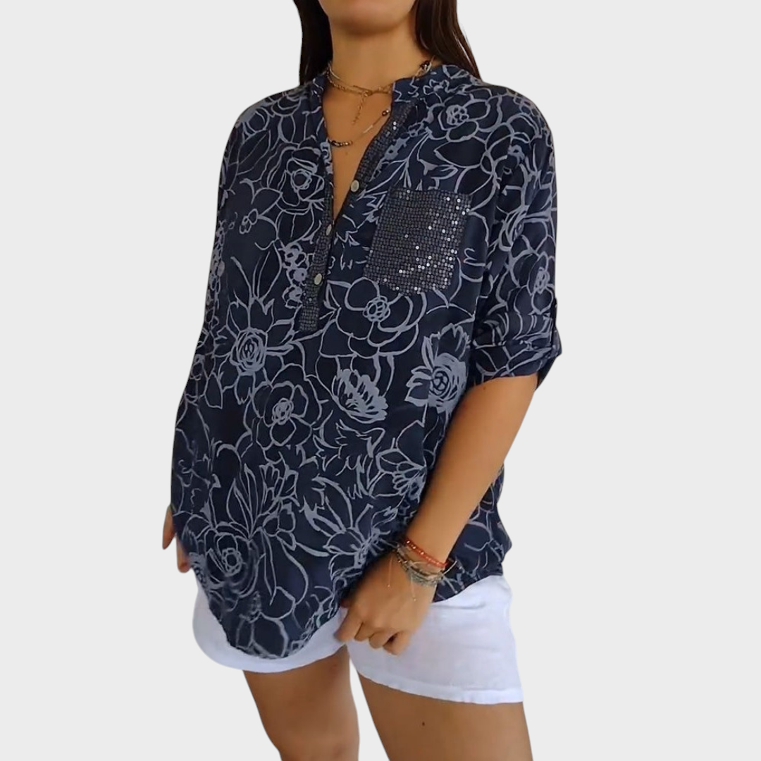 Bernarda - Blouse with Modern Pattern