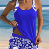 Laura - Two-Piece Bikini Set with Floral Print