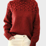 Anja - Women's Knit Turtleneck Sweater