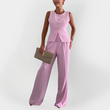 Elegant Pants and Vest Set