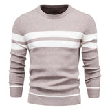 Kaufmann™ | Modern striped pattern men's sweater