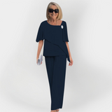 Elegant Double Set of Shirt and Pants