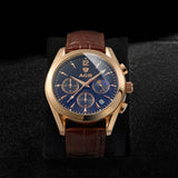 Luxury watch with a handmade strap