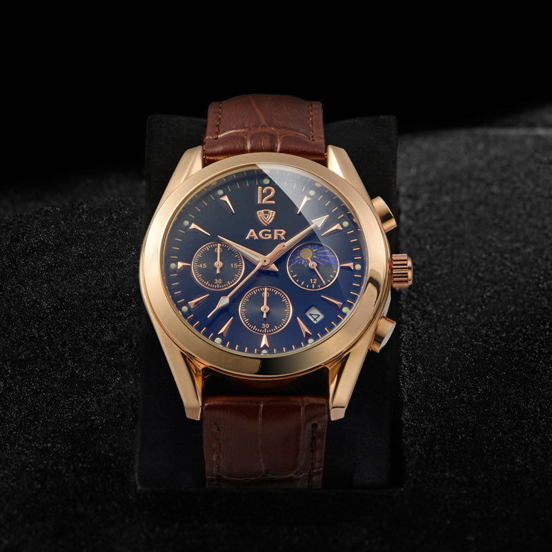 Luxury watch with a handmade strap