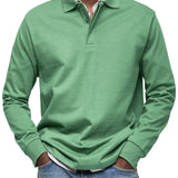 Laurent Celje | Luxury Long Sleeve Polo Shirt