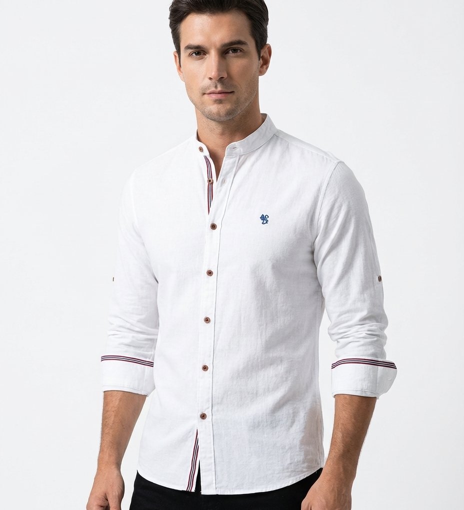 Tobias™ | Modern Men's Long Sleeve Polo Shirt