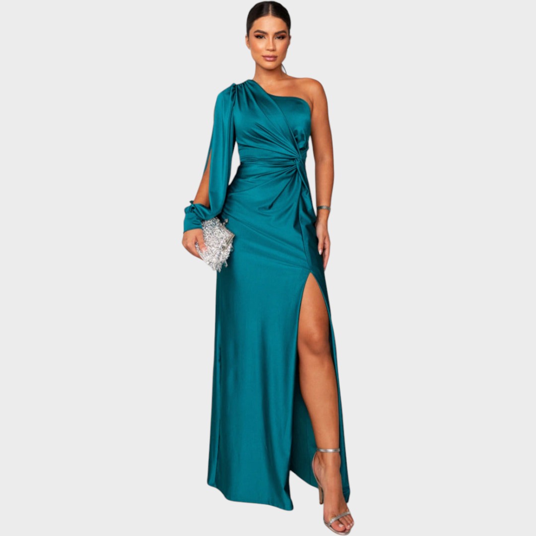 Marica – Elegant Long Dress with One Shoulder Strap