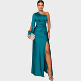 Marica – Elegant Long Dress with One Shoulder Strap