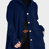 Krista - Comfortable Velvet Jacket with Hood