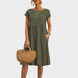 Ankica - Simple Dress with Pockets