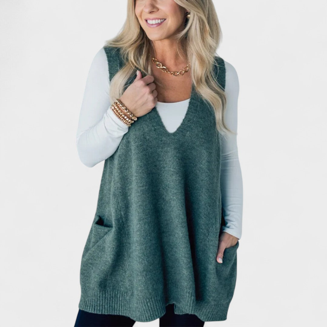 Filipa - Comfortable Knitted Vest