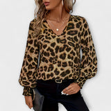 Jadranka - Elegant Leopard Blouse
